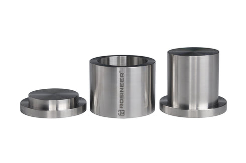 Rosineer 2-Inch Large Capacity Stainless Steel Pre-Press Mold – Low Profile Hammer