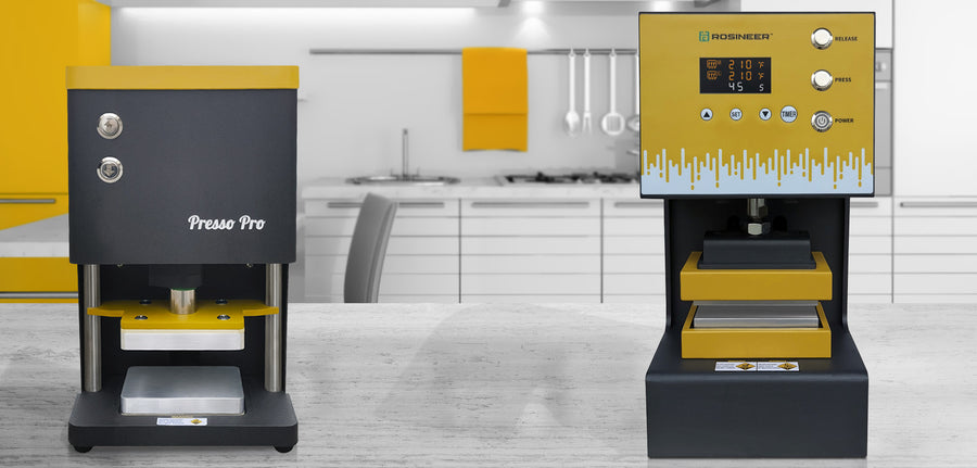 Rosineer AUTO and PRESSO Pro Plug-and-Play Rosin Presses for Home