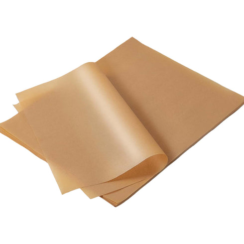 Rosineer® Non Stick Unbleached Parchment Paper 100-Sheet Pack, 12" x 15", Extra Durable