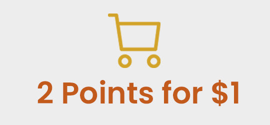 Rosineer Rewards Program - Earn 2 Points for Every Dollar Spent