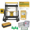 Rosineer SWING All-In-One Hydraulic Rosin Press, 20 Ton, and Accessories Bundle, High Performance