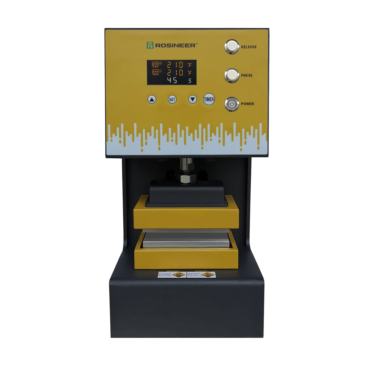 Rosineer presso Rosin Heat Press and Accessories Bundle Gold Yellow / 110V for North America