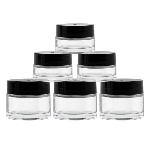 Rosineer 5 ml and 3 ml Lidded Jars Set, 6 Per Pack
