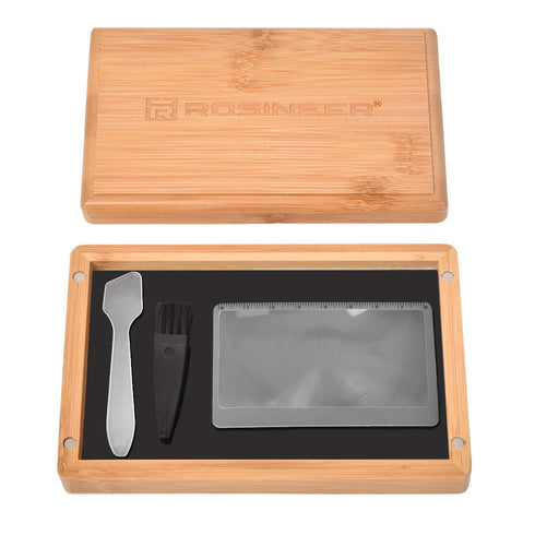 Rosineer Bamboo Pollen Storage / Sifter Base Tray Box