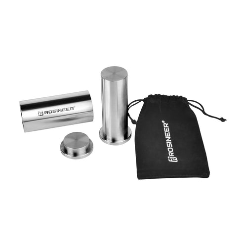 Rosineer Cylinder Pre-Press Pollen Mold, Stainless Steel