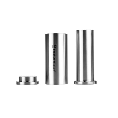 Rosineer Cylinder Pre-Press Pollen Mold, Stainless Steel