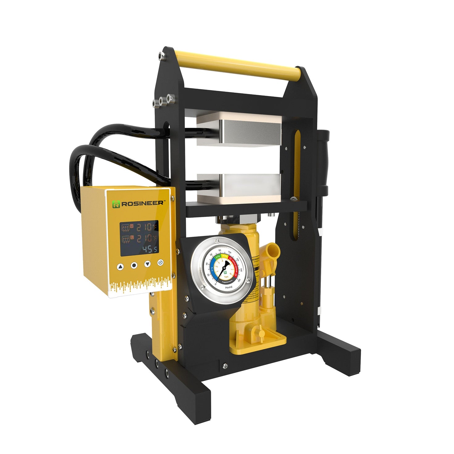 Rosineer MIGHTY5 5 Ton Hydraulic Rosin Heat Press and Accessories Bundle